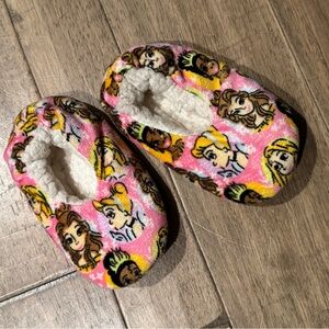Disney Princess Pink and White Kids Slippers